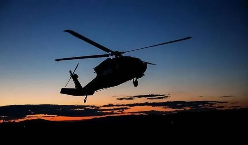 Giresun'da Helikopter Düştü İddiası!