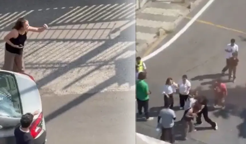 İstanbul’da Yol Ortasında “Koca” Kavgası: “Adım Elinden, Çatlaaa!”