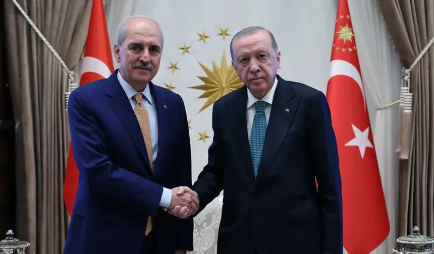 Cumhurbaşkanı Erdoğan, TBMM Başkanı Kurtulmuş’u Kabul Etti: Gündem 'Terörsüz Türkiye'