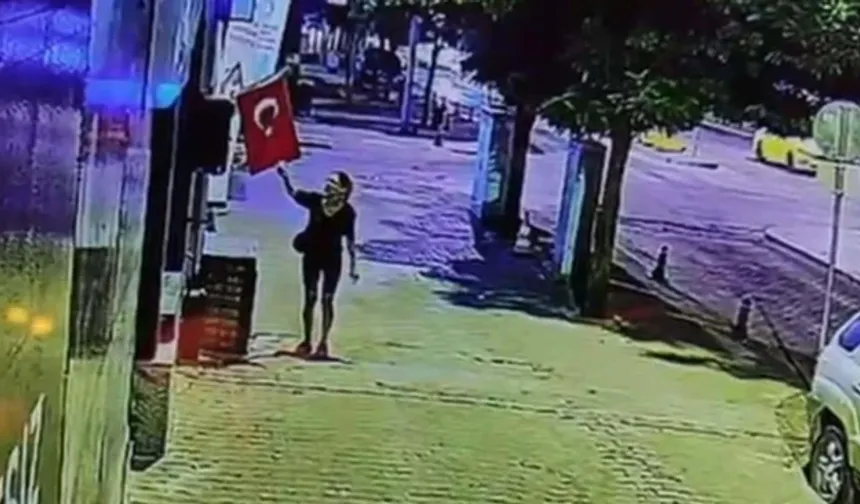 Türk Bayrağını Ateşe Veren Şüpheli Tutuklandı!