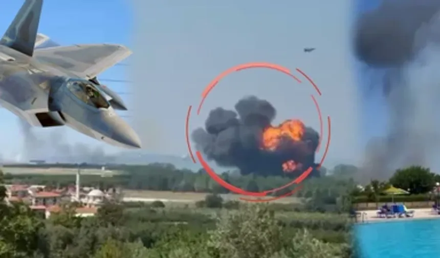 Yalova'da F-16 Eğitim Uçağı Kaza Kırıma Uğradı: Pilot Fırlatma Koltuğuyla Kurtuldu