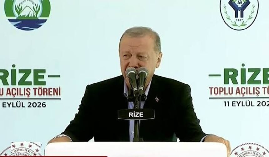 Cumhurbaşkanı Erdoğan Memleketi Rize'de Toplu Açılış Töreninde Konuştu: 'Muhalefetin Ne Yaptığıyla İlgilenmiyoruz'