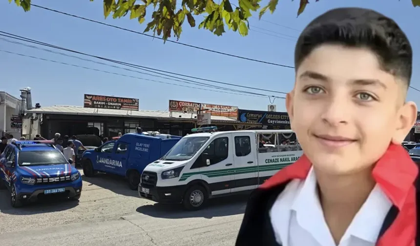 Oto Tamirhanesinde Feci Olay! 13 Yaşındaki Çırak Motor Patlamasında Hayatını Kaybetti