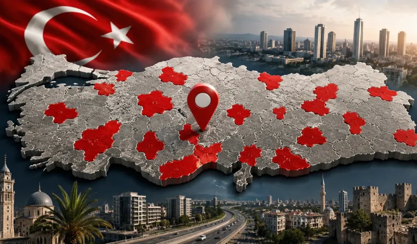 Türkiye’nin Haritası Değişiyor! Bir Şehre 5 Yeni İlçe Geliyor...