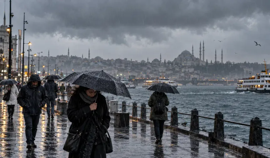 Meteoroloji Tarih Verdi: İstanbul’a Kuvvetli Sağanak Yağış Geliyor