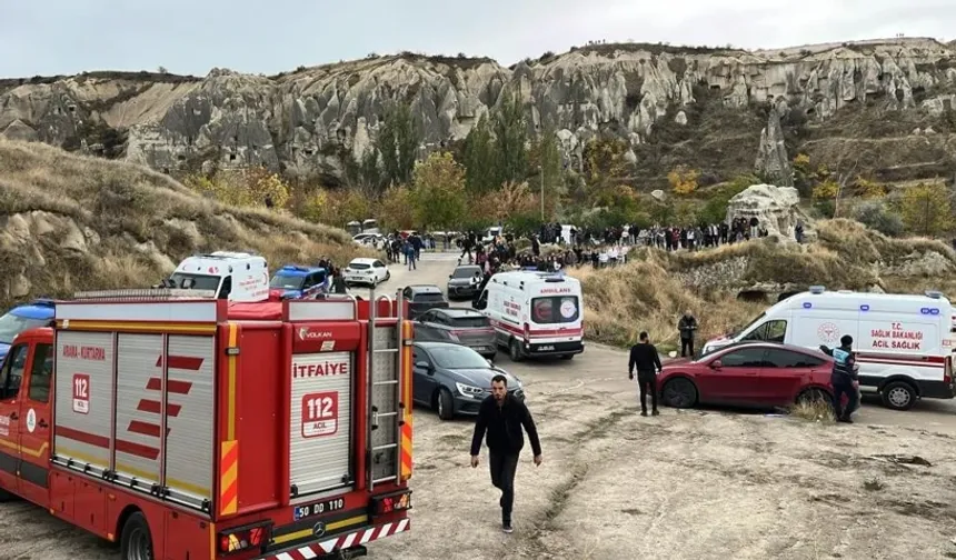 Kapadokya'da Göçük Felaketi: Peribacası Çöktü, 3 Can Kaybı