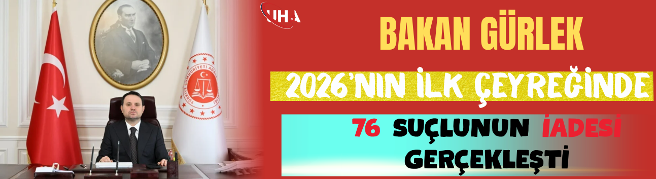 Bakan Gürlek: 2026'nın İlk Çeyreğinde 76 Suçlunun İadesi Gerçekleşti
