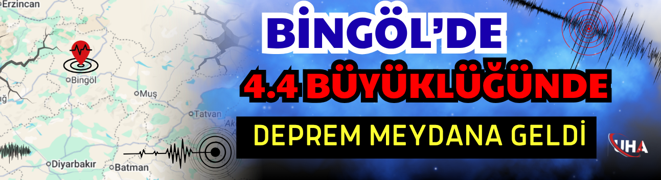 Bingöl’de 4.4 Büyüklüğünde Deprem Meydana Geldi