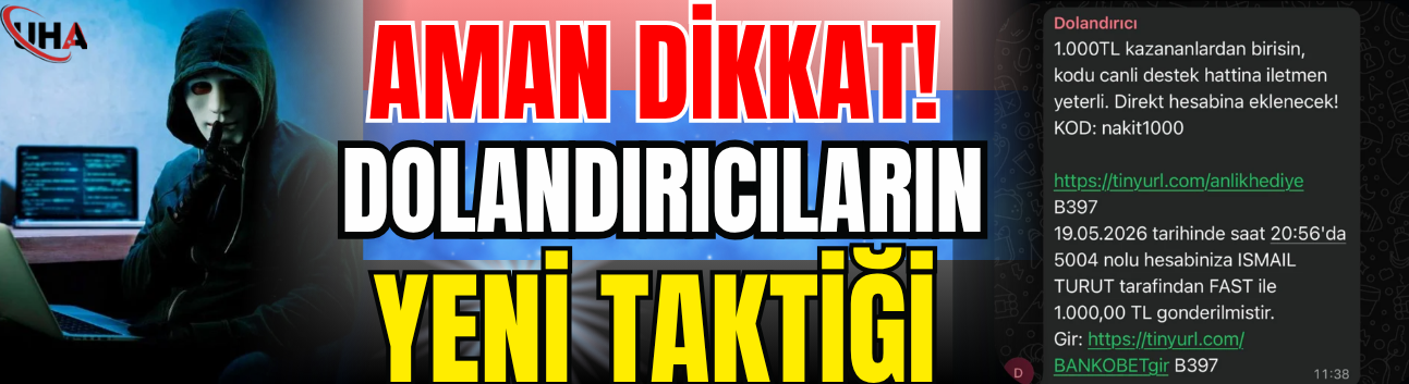 AMAN DİKKAT! Dolandırıcıların Yeni Taktiği