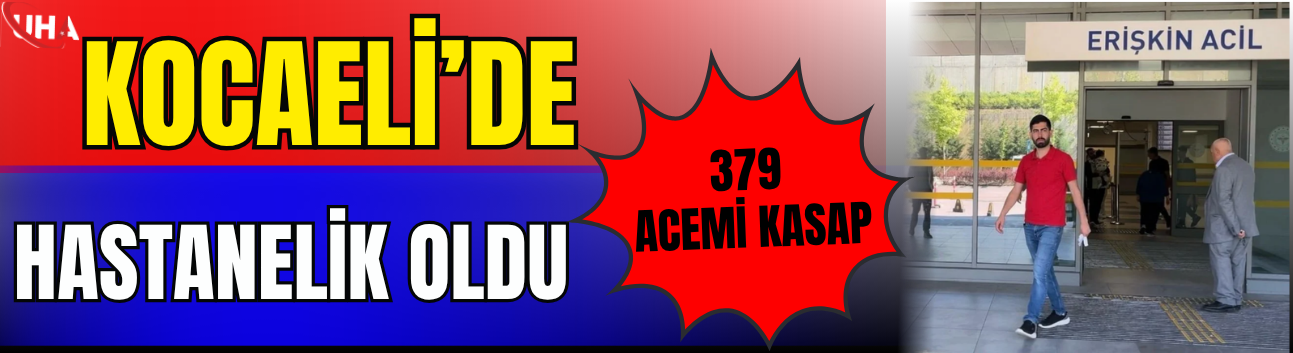 Kocaeli’de 379 'Acemi Kasap' Hastanelik Oldu