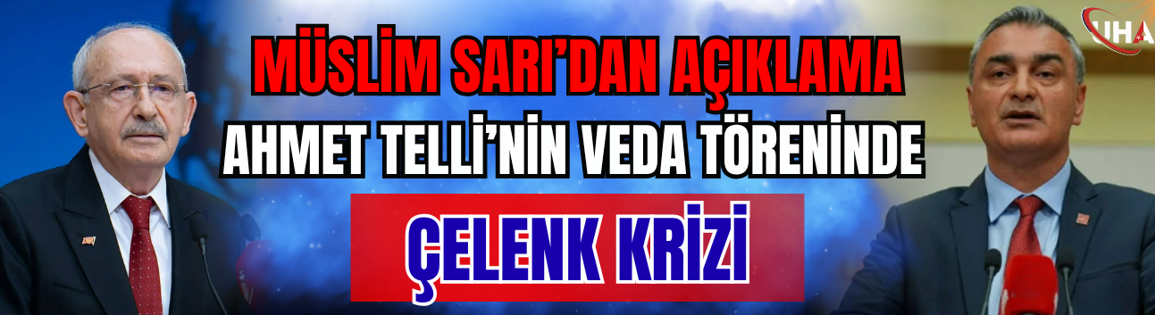 Müslim Sarı’dan Açıklama: Ahmet Telli’nin Veda Töreninde Çelenk Krizi