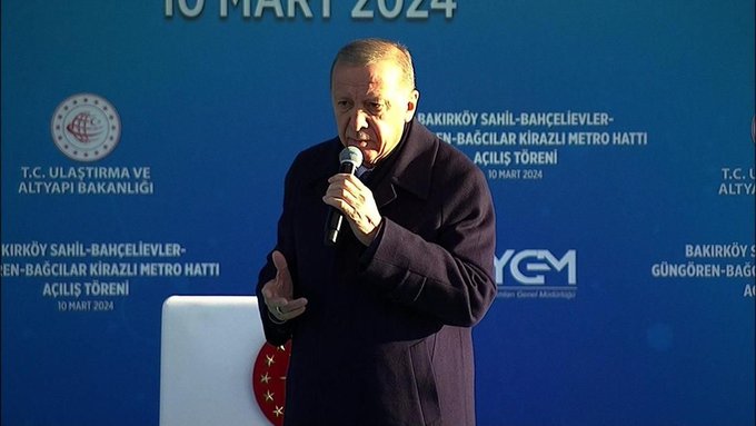 Erdoğan Ist Bakırköt Kirazlı Metro