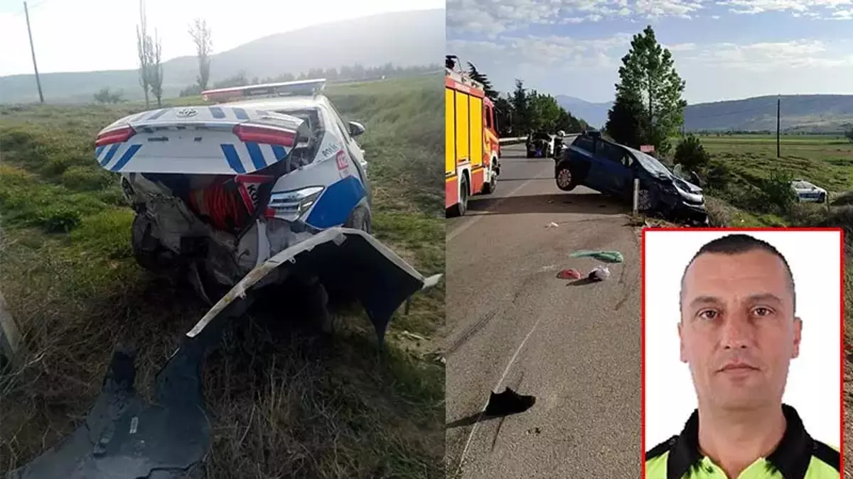Isparta'da Trafik Kazasında Şehit Olan Trafik Polisi Için Tören Düzenlendi