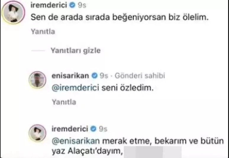 5İrem Derici'den Gökhan Fırat