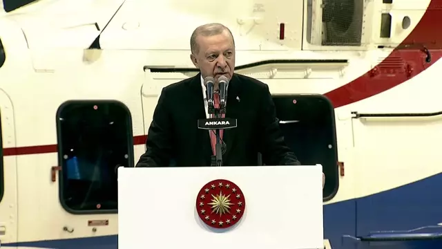 Cumhurbaşkanı Erdoğan T625 Gökbey Helikopter T