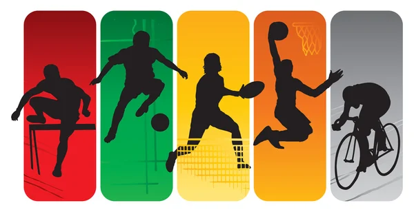 Depositphotos 3430480 Stock Illustration Sport Silhouettes