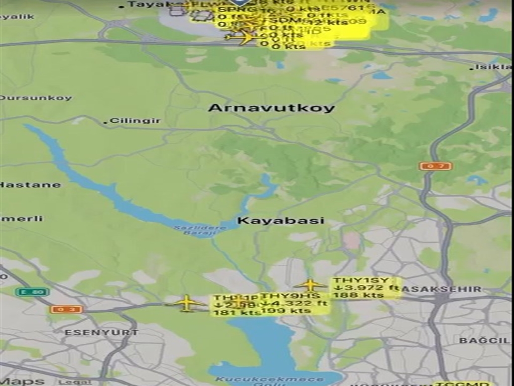 İstanbul Havalimanı’na 3 Thy Uçağı Aynı Anda Iniş Yaptı