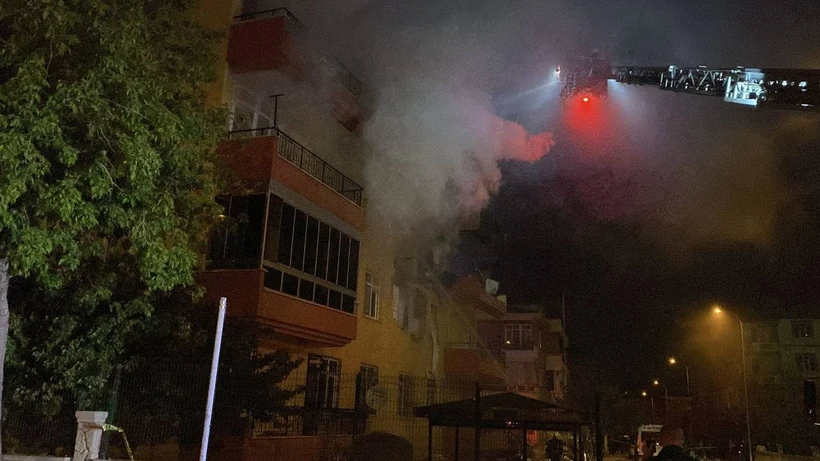 Konya'da Doğal Gaz Patlama