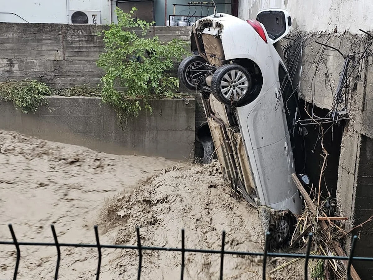 Osmaniye Sele Teslim! Araçlar Suda Kayboldu