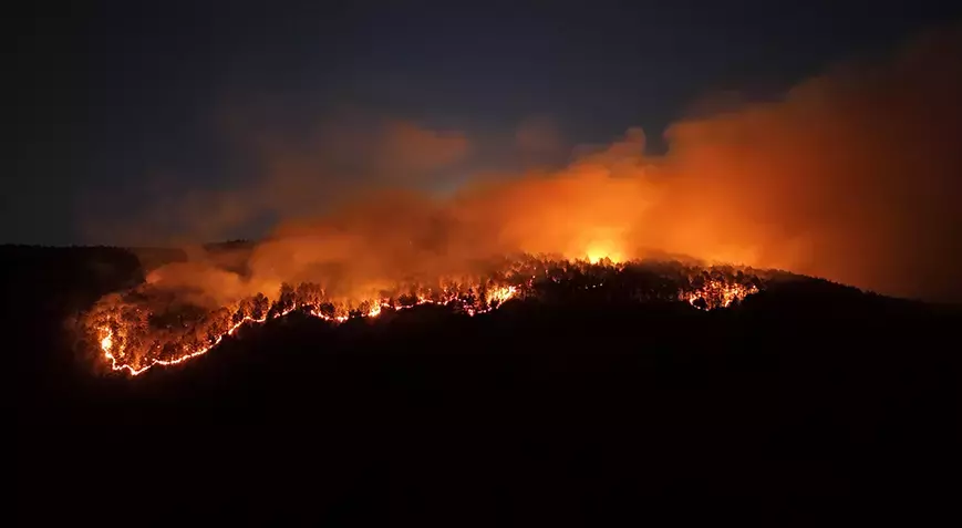 Çankırı'da Orman Yangını-2
