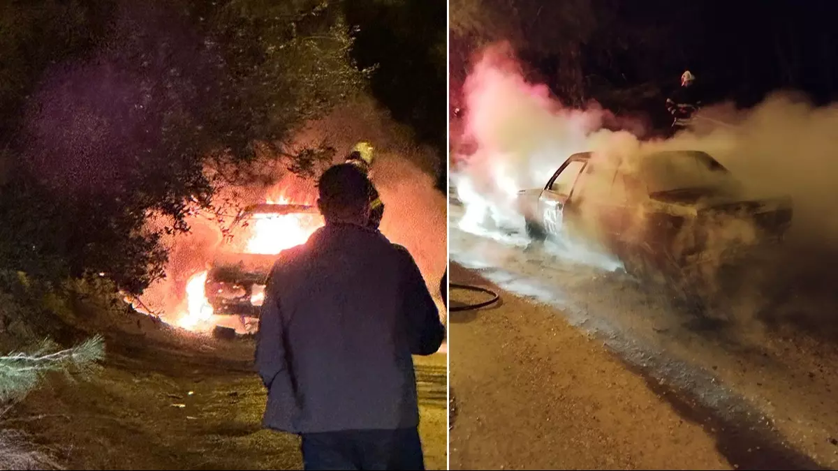 Adana'da otomobil patladı, feci şekilde can verdi