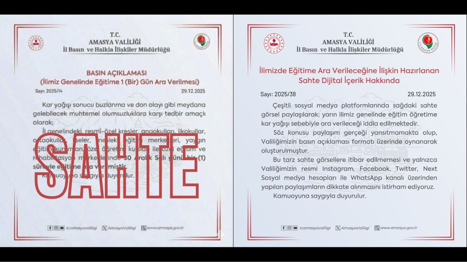 Amasya’da Sahte ‘Kar Tatili’ Paylasimlar 1087239 322736 (1)