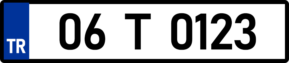 Türkiye Taşıt Plaka Kodları Ankara Taksi 1996