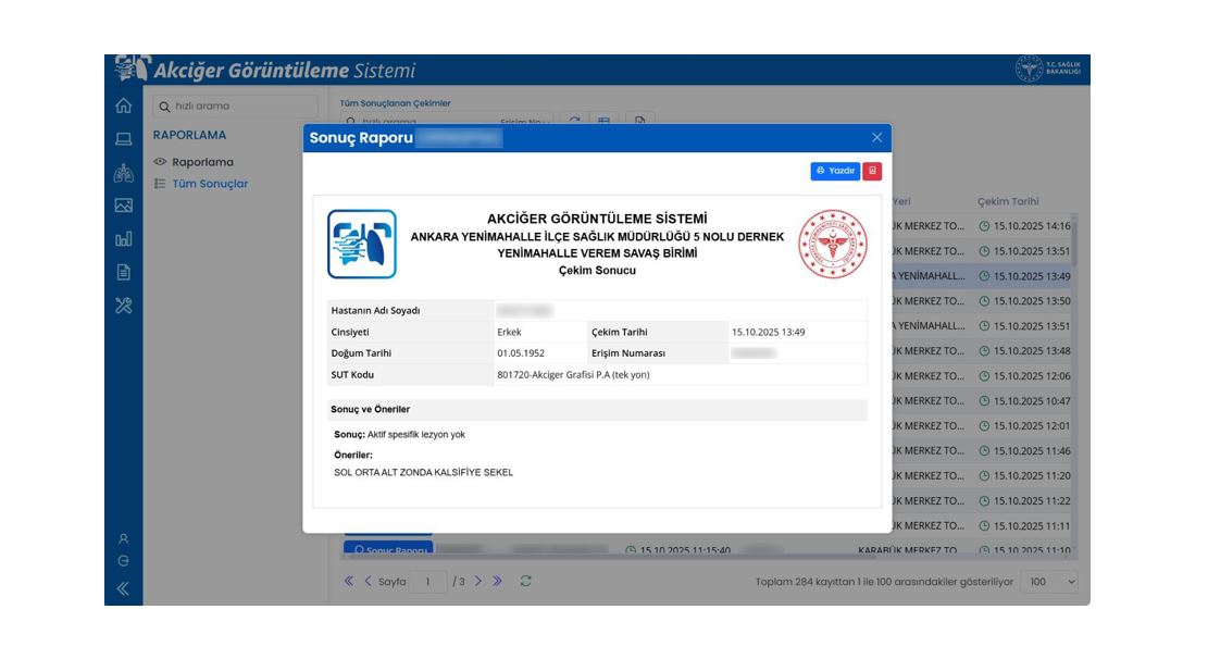 S A G L I K B A K A N L I G I A K C I G E R G O R U N T U L E M E S 1101633 327006