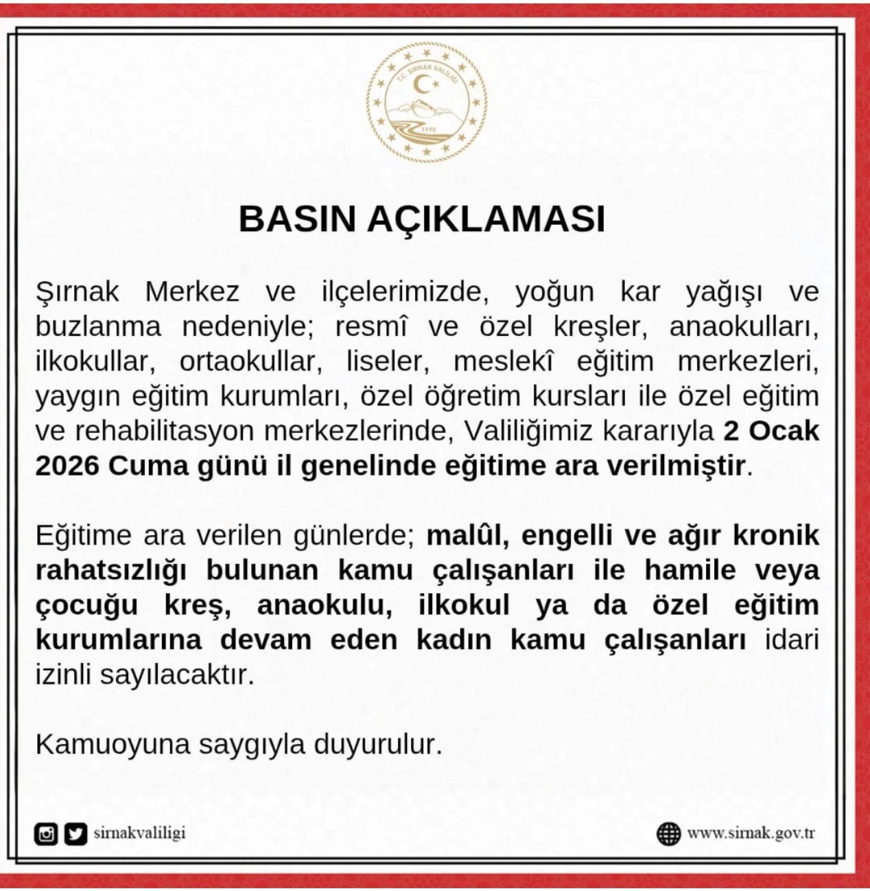 S I R N A K’ T A 20 K O Y Y O L U K A R D A N K A P A N D I E G 1092629 324315