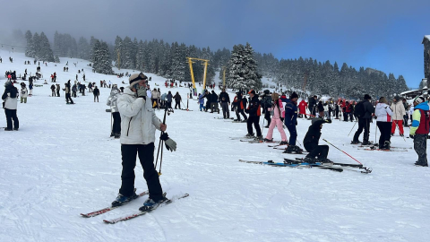 Sevgililer Günü’nde Uludağ’da Romantik Yoğunluk