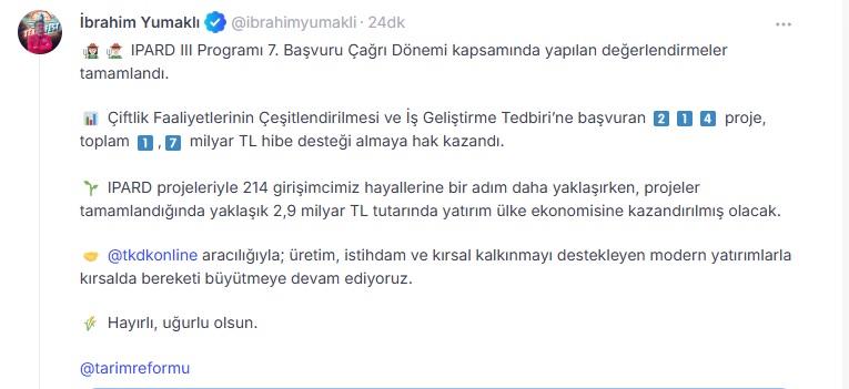 B A K A N Y U M A K L I I P A R D 3 P R O G R A M I 7 N C I C A 1147435 340747