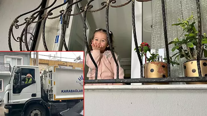 3 Yaşındaki Ayşe İle Şoför Arasında Pencereden Dostluk