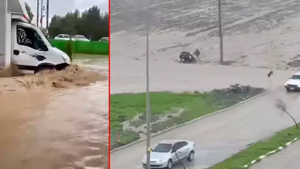 Osmaniye’de Sağanak Nedeniyle Yollar Göle Döndü