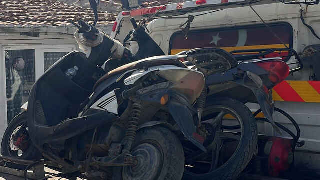 Ehliyetsiz ve Plakasız Motosiklete Ağır Ceza Kesildi