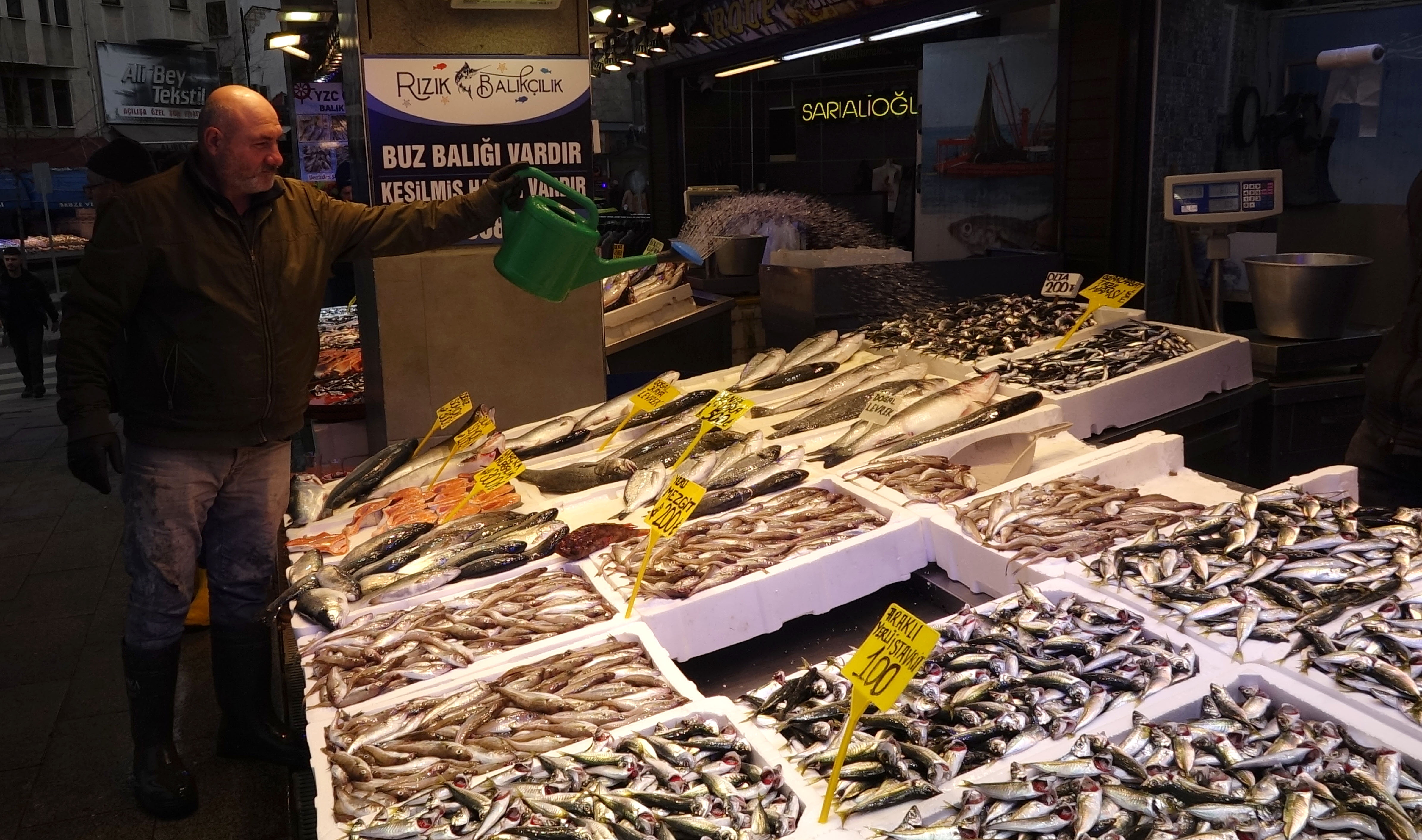 Trabzon’da Balık Tezgahlarında Çeşit Bolluğu