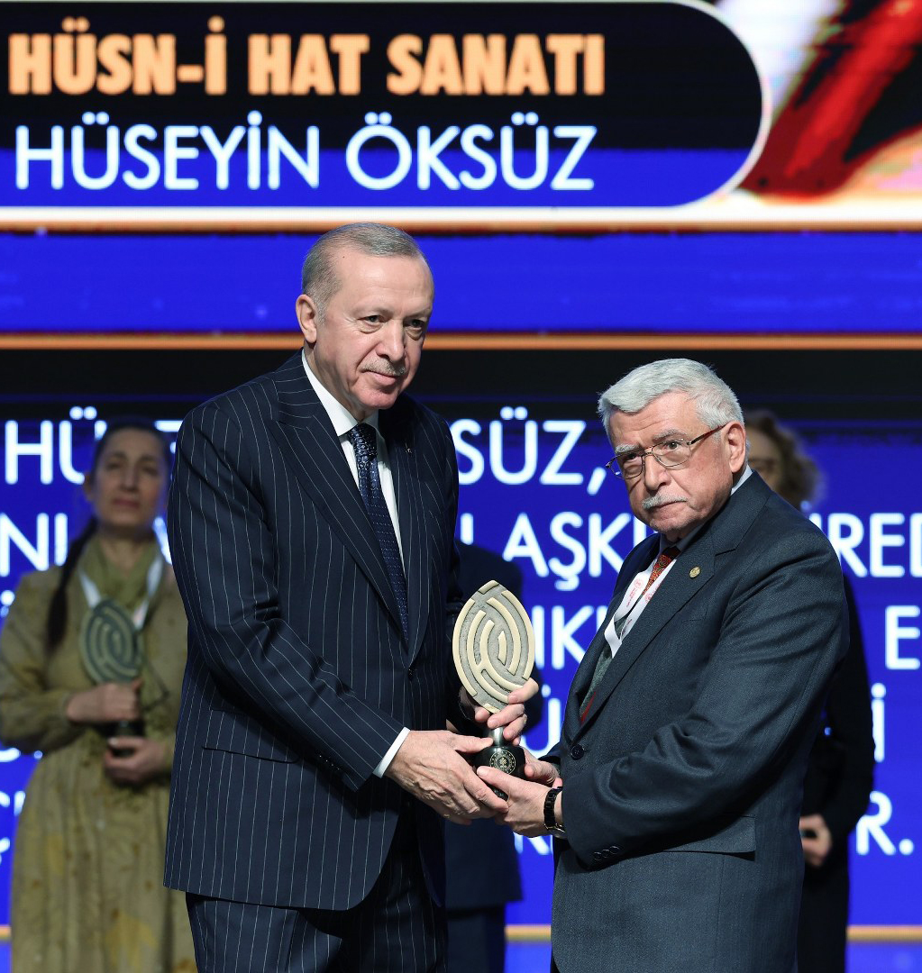 ‘Yaşayan İnsan Hazineleri’ Ödüllü Hattat Öksüz Açıklama Yaptı