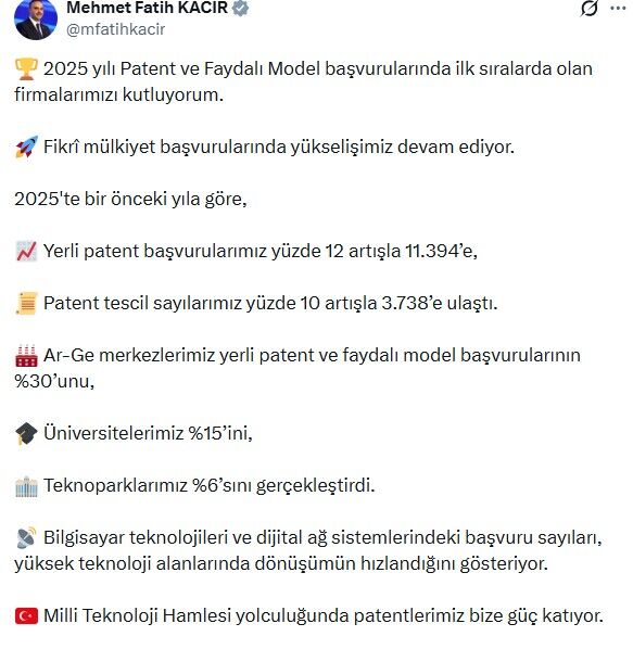 B A K A N K A C I R Y E R L I P A T E N T B A S V U R U L A R I M I Z 1224129 363980