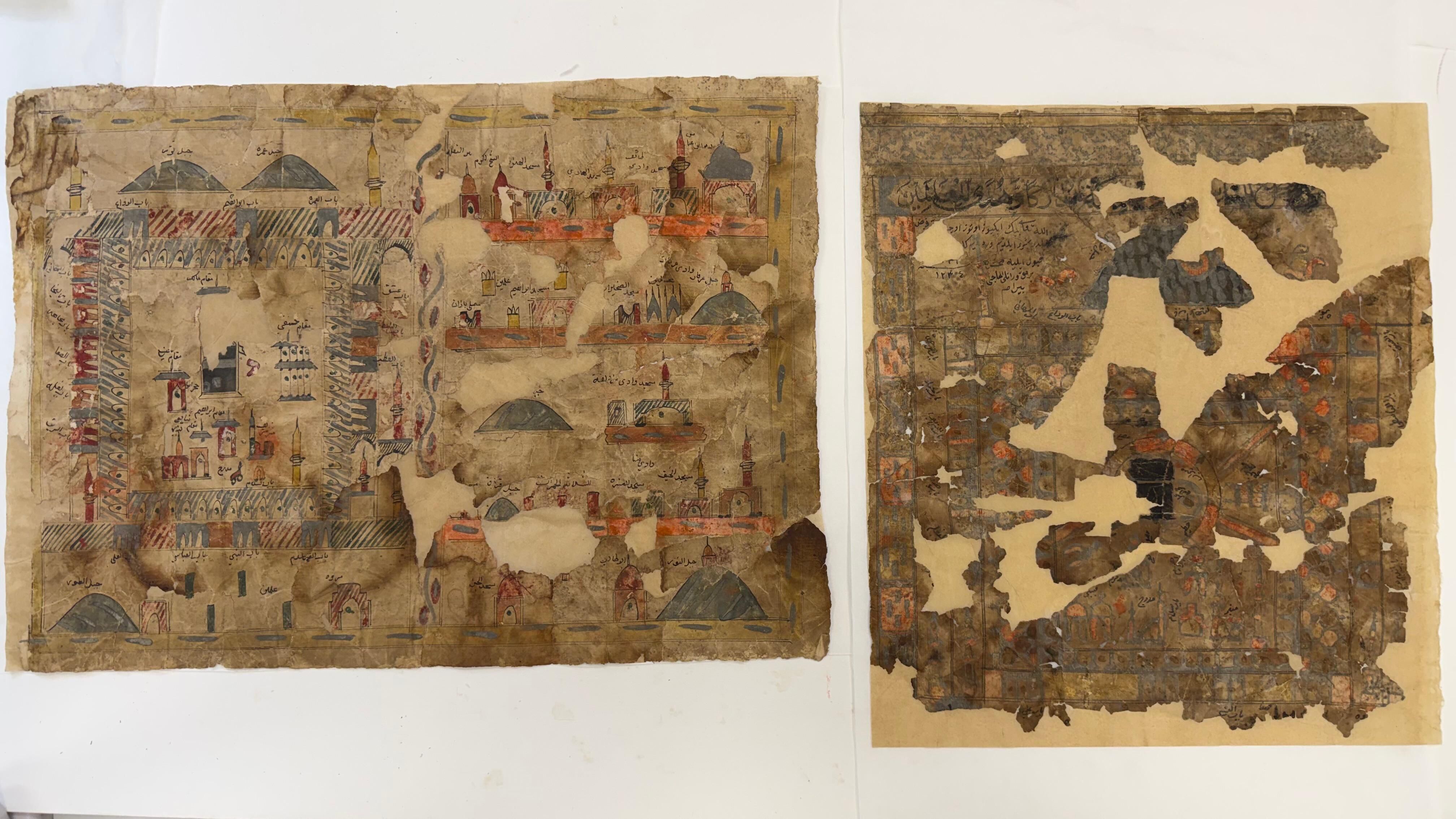 Cami Duvarından Mekke’nin Şehir Planı Çıktı