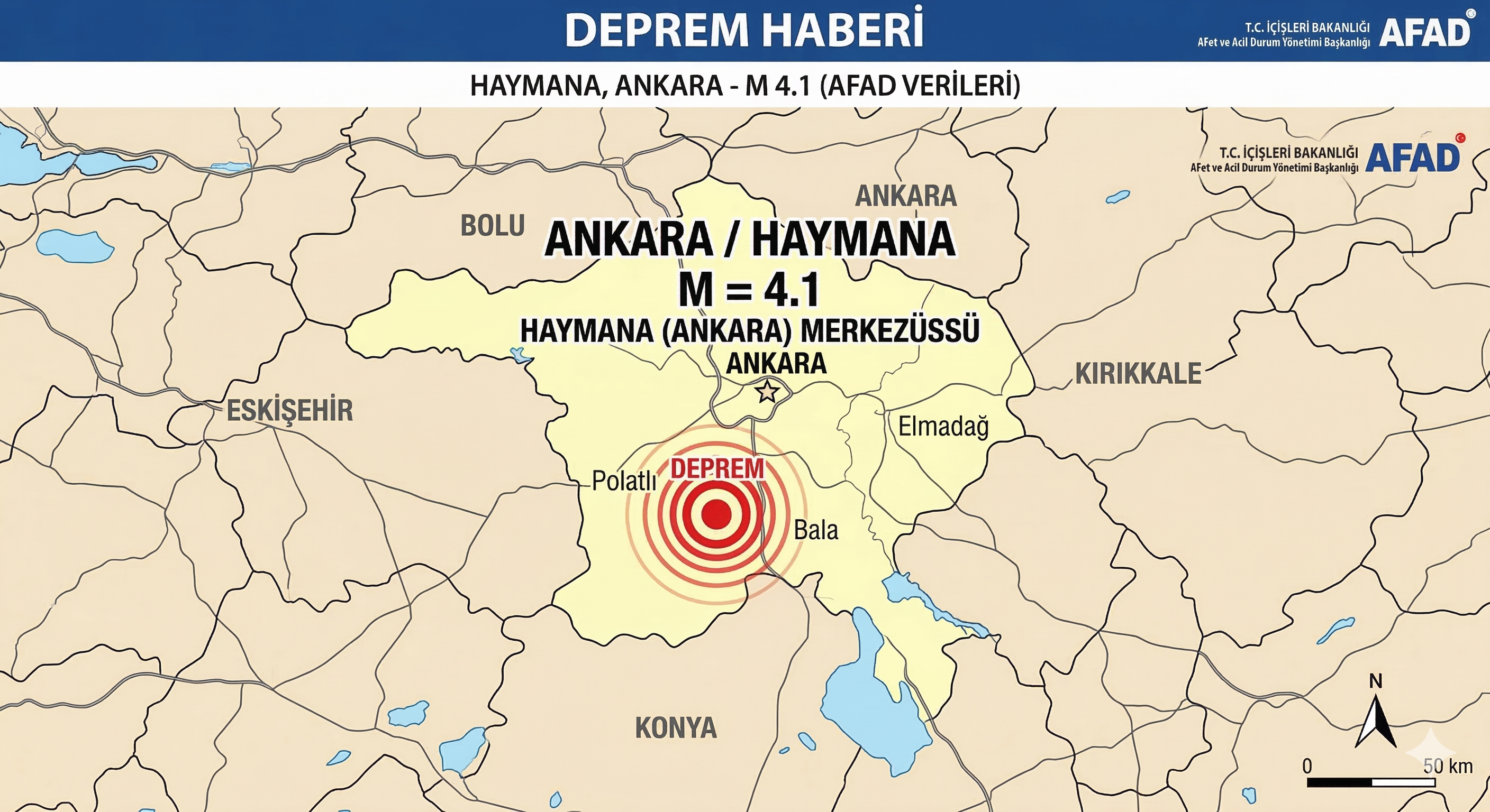 Ankara'da Korkutan Deprem: Afad'dan İlk Açıklama Geldi