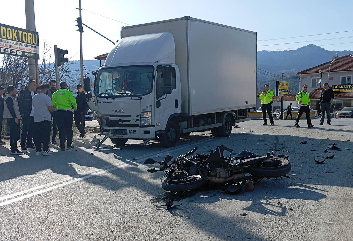 Motosikletiyle Kaza Yapan Goncagül Kurtarılamadı