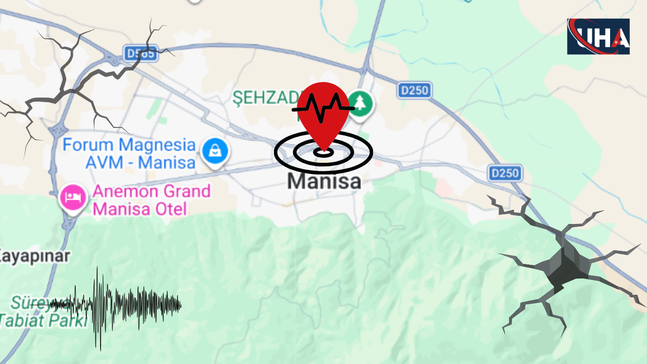 Manisa’da 3,9 Büyüklüğünde Deprem Meydana Geldi