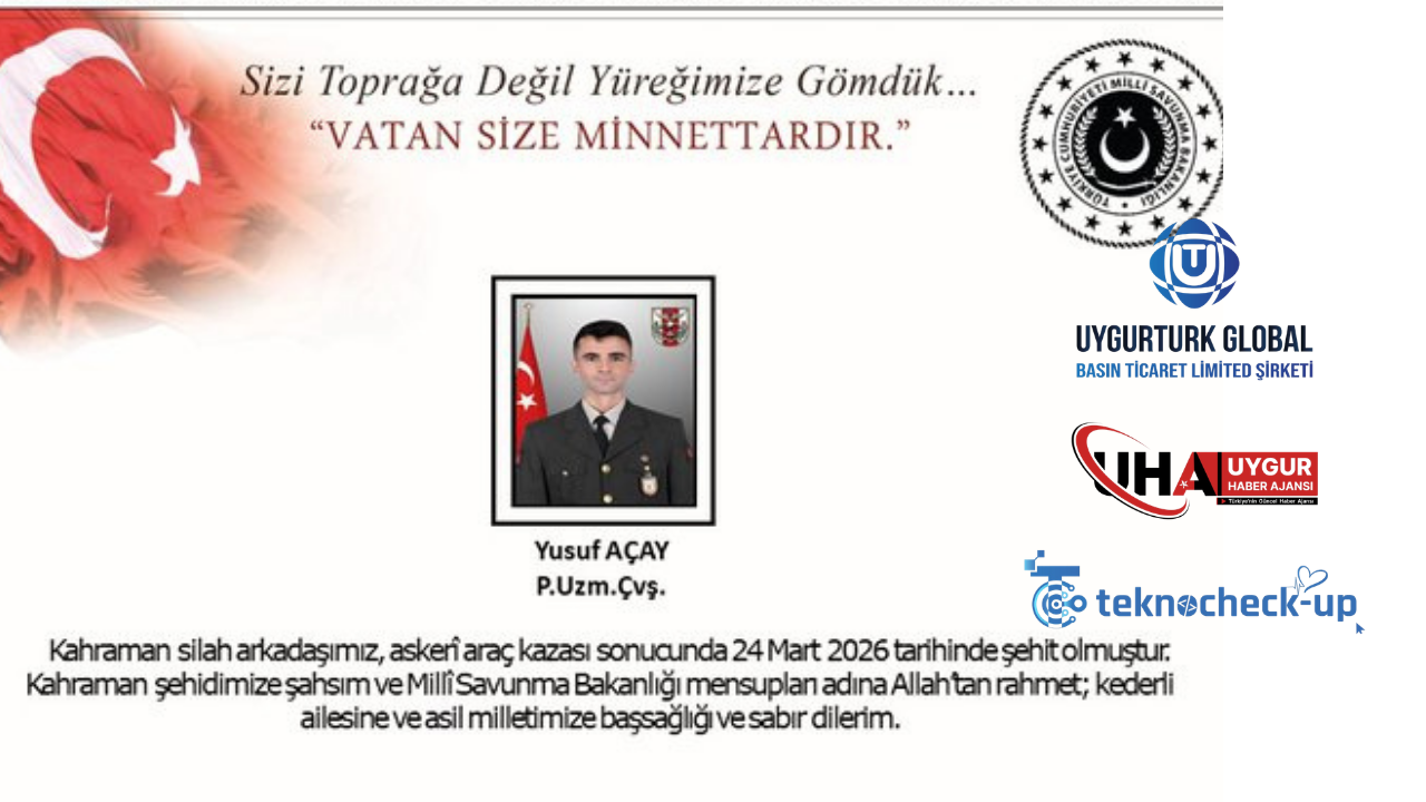 Uygurtürk Global Basın Olarak Şehidimize Başsağlığı Dileriz