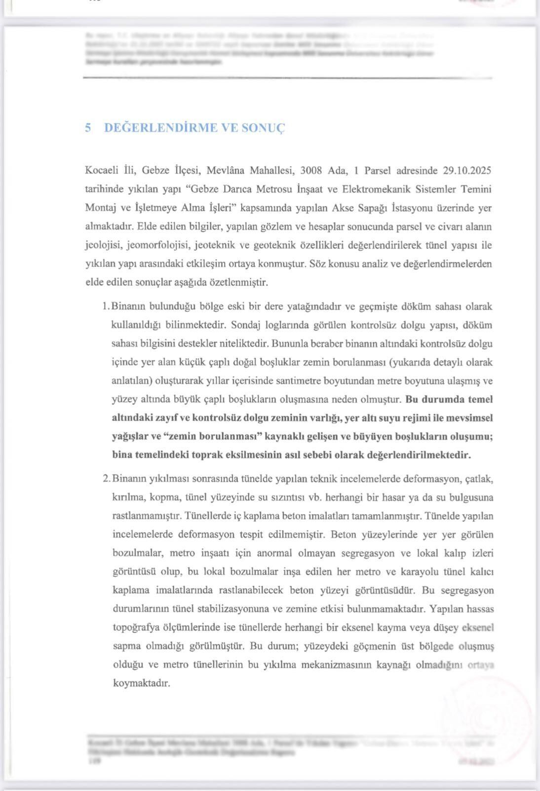 Gebze’de Yıkılan Bina (2)