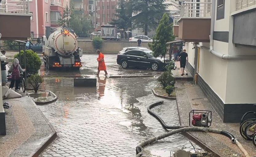 Çankirida Saganak Yagis 1