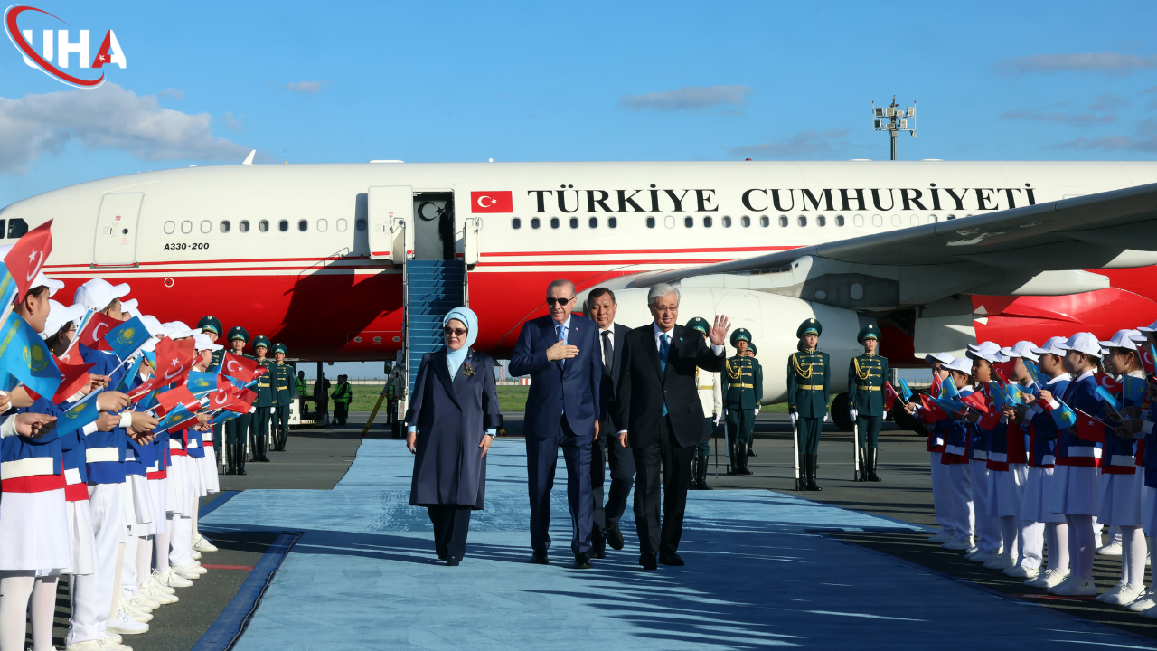 Cumhurbaşkanı Erdoğan Kazakistanda 1