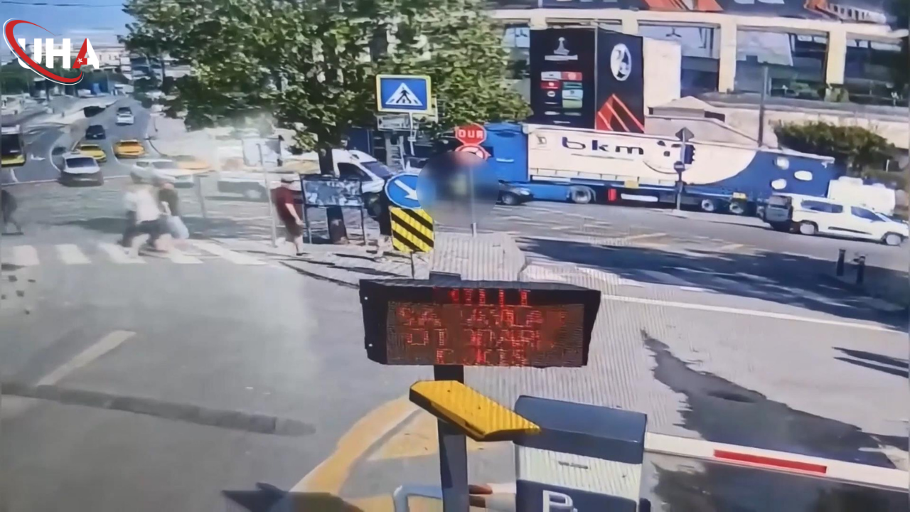 Dolmabahçede Trafik Kazası 1