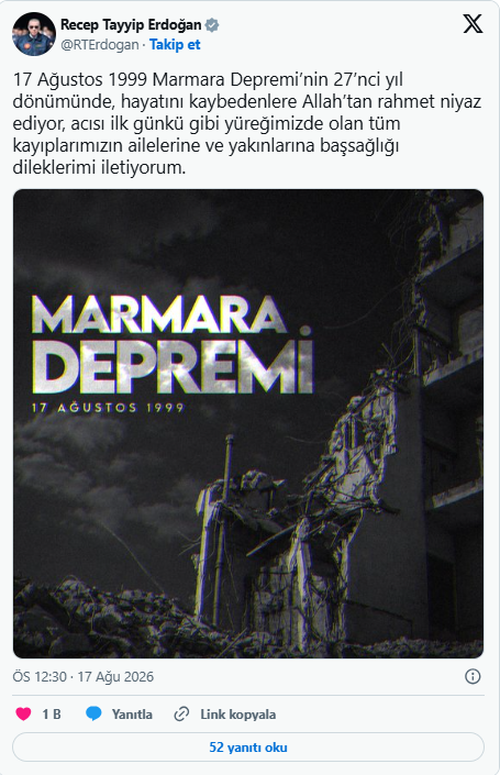 marmara depremi erdoğan