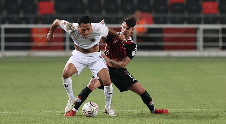 Süper Lig'de Gaziantep FK ile Alanyaspor Puanları Paylaştı