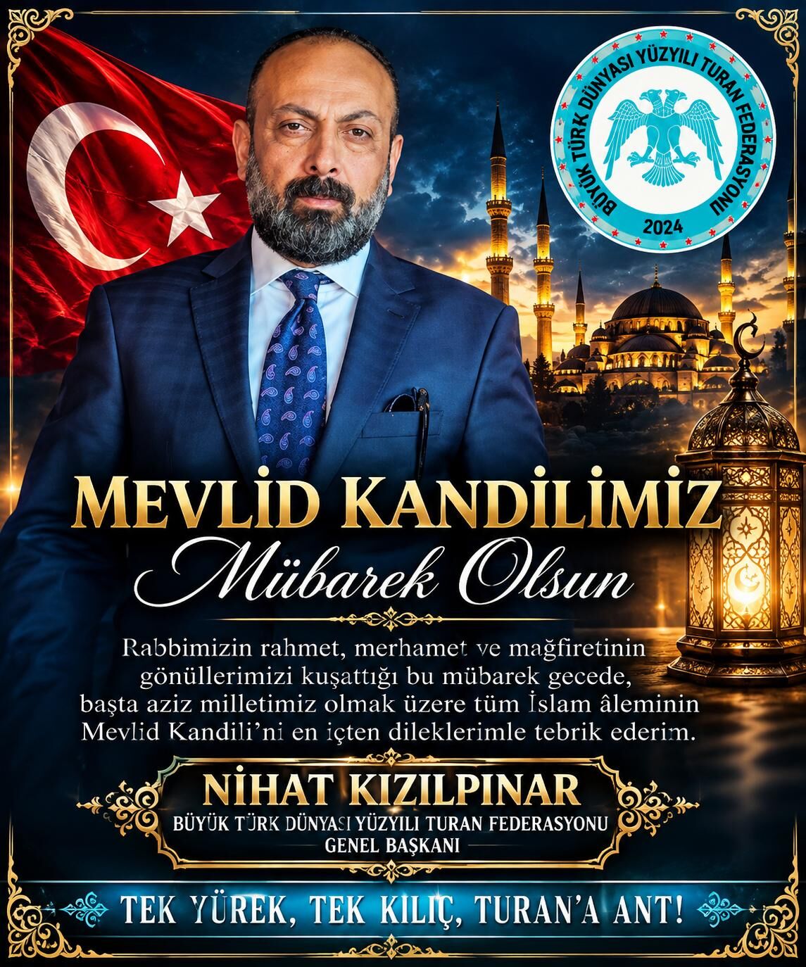 nihat kizilpinar kandil mesaji