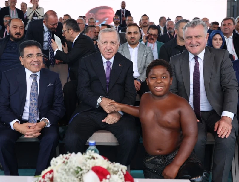Cumhurbaşkanı Erdoğan, Yağlı Güreş Cumhurbaşkanlığı